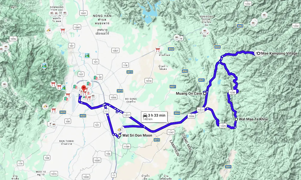 Motorbiking thailand -140 km loop