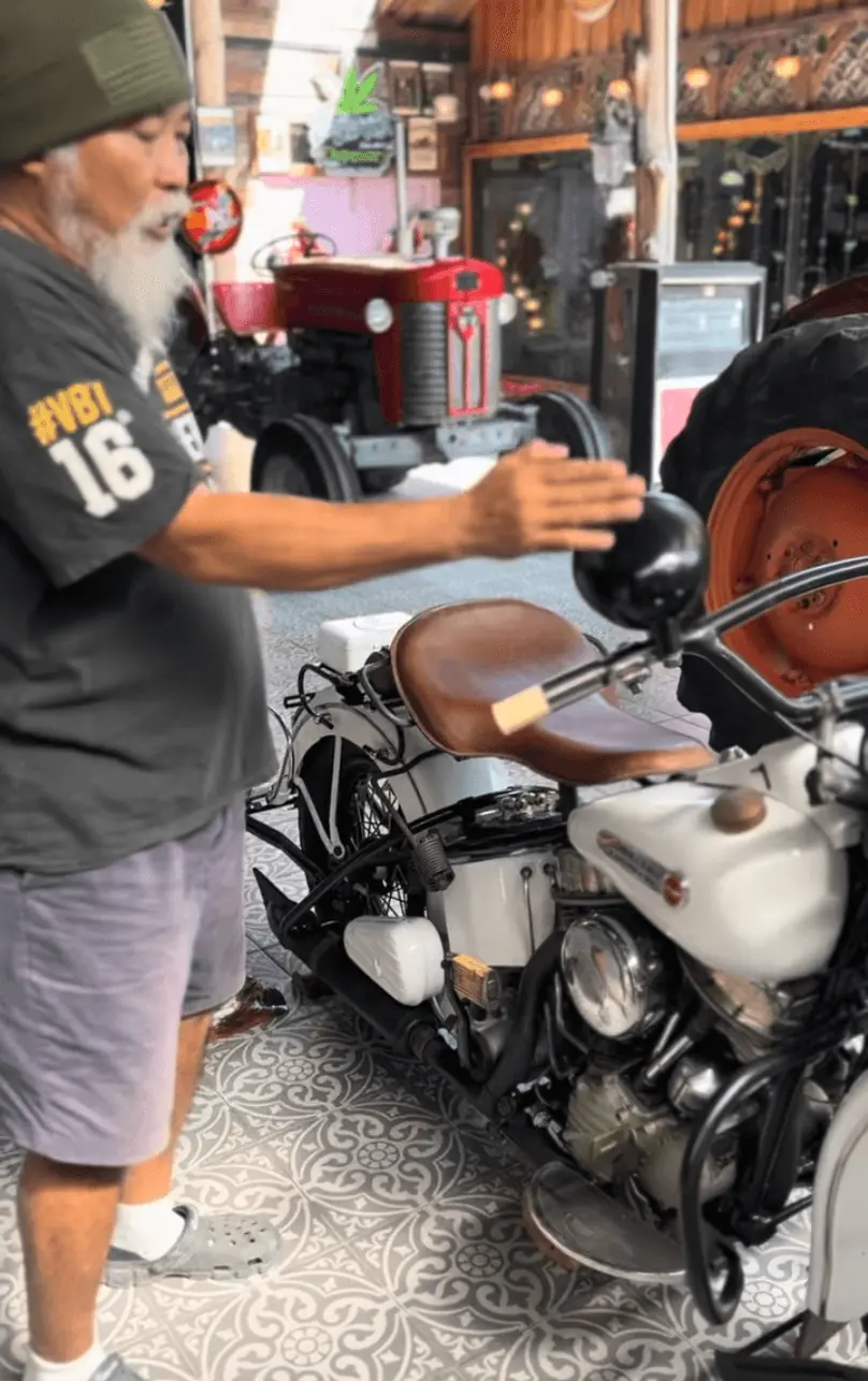 old motorcycles cafe