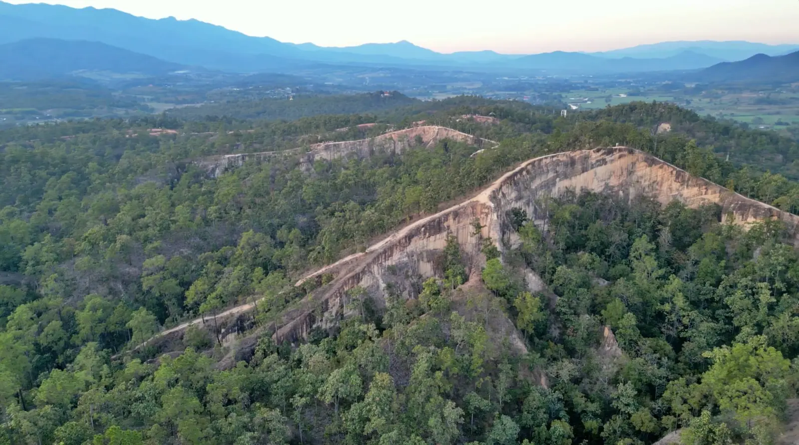 Pai Canyon at sunset, Mae Hong Son Loop motorcycle ride
