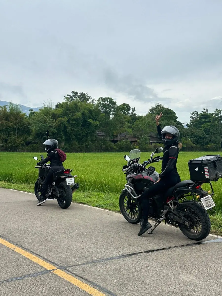 Motorbike coaching day near Chiang Mai
