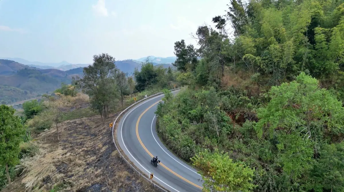 Group of women riders on the tailored motorcycle trip