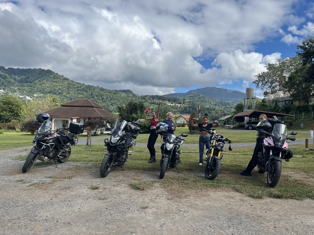 Women riders in Thailand, Chiang Mai